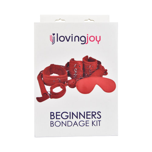 Loving Joy Beginner's Bondage Kit Red (8 Piece) Sensual Secret Boutique