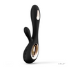 Lelo Soraya Wave Dual Action Vibrator Black - Luxury Rabbit Vibrator with Wavemotion Technology Sensual Secret Boutique