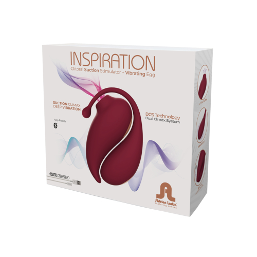 Adrien Lastic Inspiration Clitoral Suction Stimulator and Vibrating Egg Sensual Secret Boutique