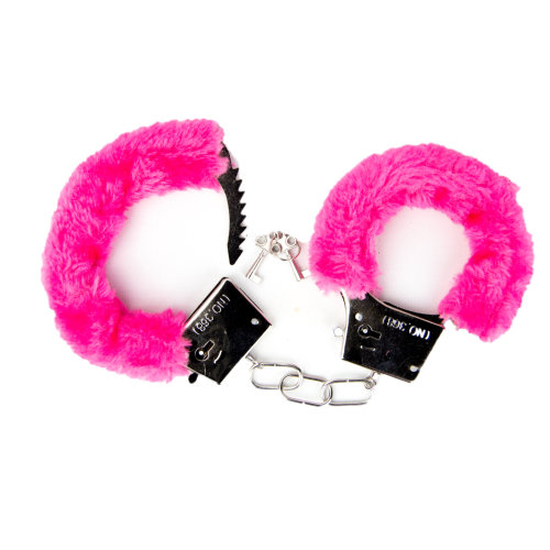 Loving Joy Furry Handcuffs Pink Sensual Secret Boutique