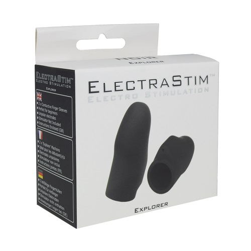 Electrastim Noir Explorer Silicone Finger Sleeves Sensual Secret Boutique