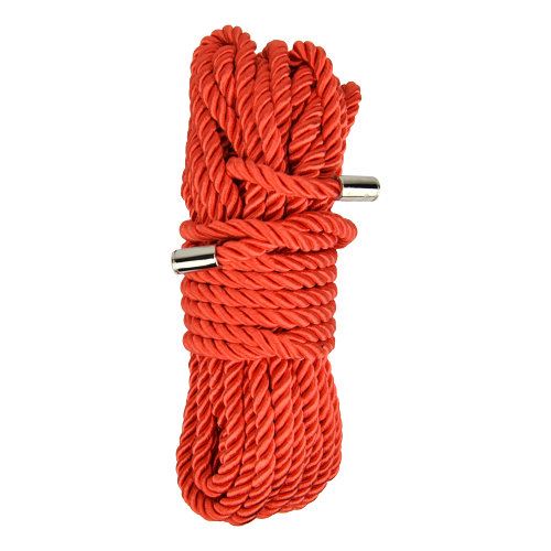 Bound to Please Silky Bondage Rope 10m Red Sensual Secret Boutique