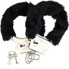 Loving Joy Furry Handcuffs Black Sensual Secret Boutique