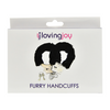 Loving Joy Furry Handcuffs Black Sensual Secret Boutique