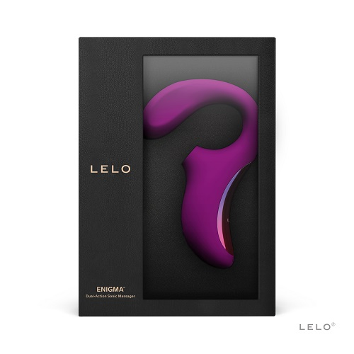 LELO Enigma Dual Stimulation Sonic Massager Deep Rose Sensual Secret Boutique