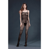 Moonlight Lace and Fishnet Bodystocking Black One Size Sensual Secret Boutique