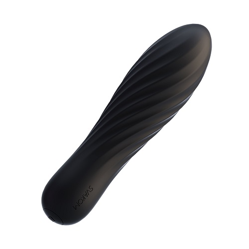 Svakom Tulip Rechargeable Bullet Vibrator Black Sensual Secret Boutique