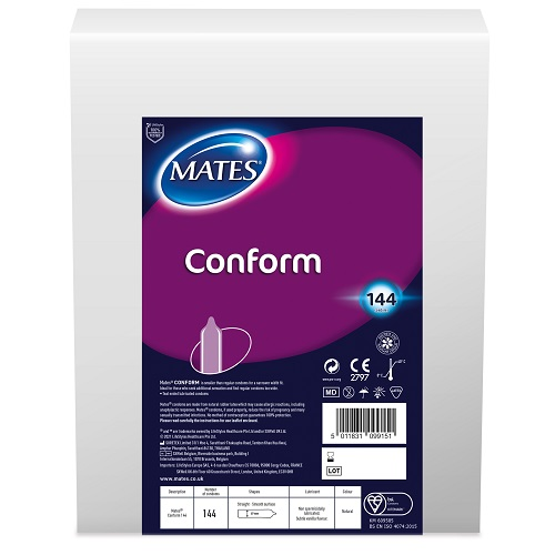 Mates Conform Condom BX144 Clinic Pack Sensual Secret Boutique