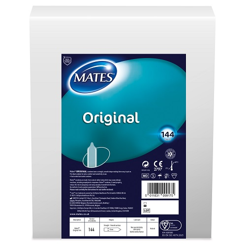 Mates Original Condom BX144 Clinic Pack Sensual Secret Boutique