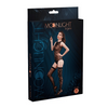 Moonlight Patterned Black Mesh Body with Stockings One Size Sensual Secret Boutique