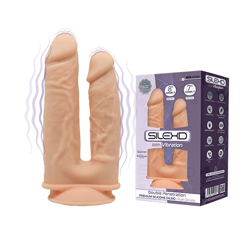 SilexD Realistic Vibrating Double Penetrator Sensual Secret Boutique