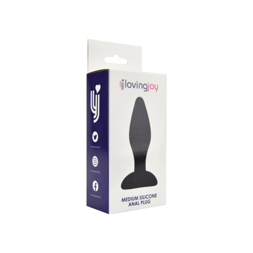 Loving Joy Silicone Anal Plug Medium Sensual Secret Boutique