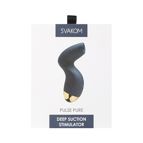 Svakom Pulse Pure Suction Stimulator Navy Blue Sensual Secret Boutique