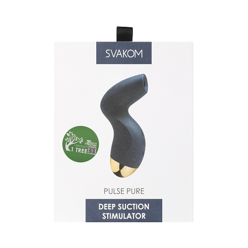 Svakom Pulse Pure Suction Stimulator Navy Blue Sensual Secret Boutique