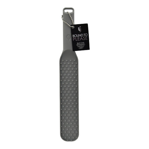 Bound to Please Silicone Spanking Paddle Grey Sensual Secret Boutique