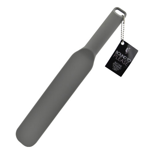 Bound to Please Silicone Spanking Paddle Grey Sensual Secret Boutique