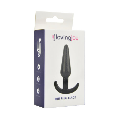 Loving Joy Butt Plug Black Sensual Secret Boutique