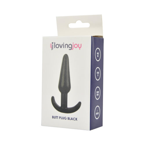 Loving Joy Butt Plug Black Sensual Secret Boutique