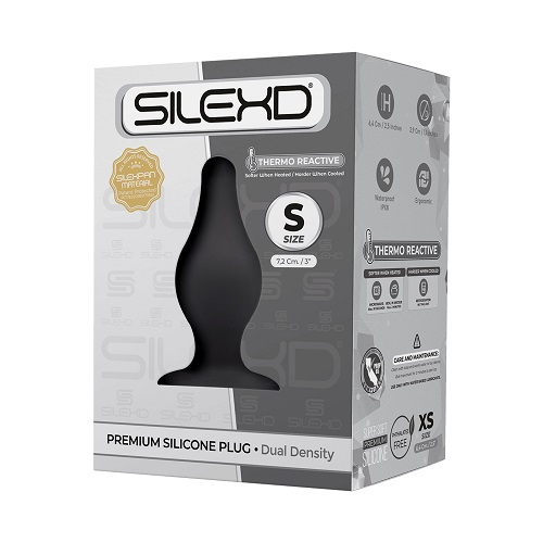 SilexD Dual Density Tapered Silicone Butt Plug Small Sensual Secret Boutique