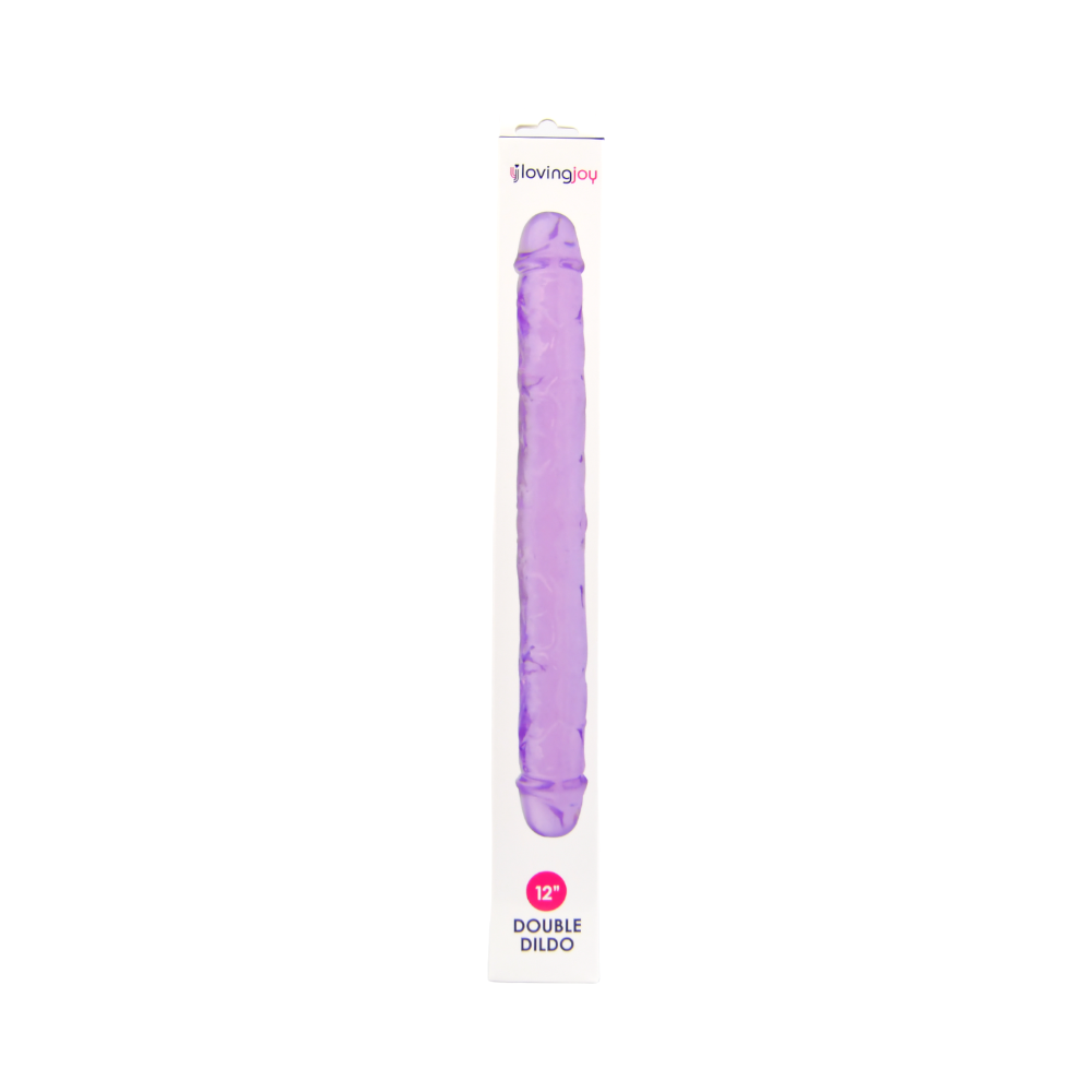 Loving Joy 12 Inch Double Dildo Purple Sensual Secret Boutique