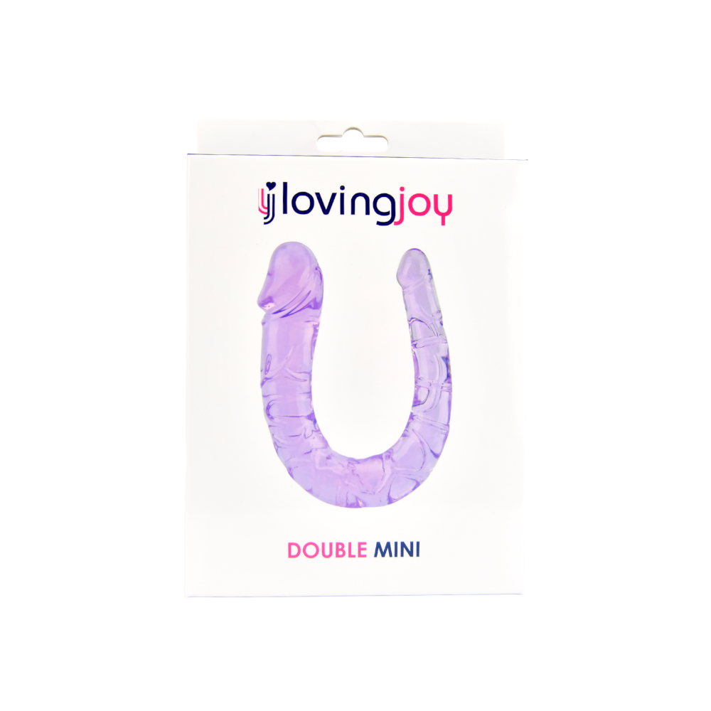 Loving Joy Double Mini Dildo Purple Sensual Secret Boutique