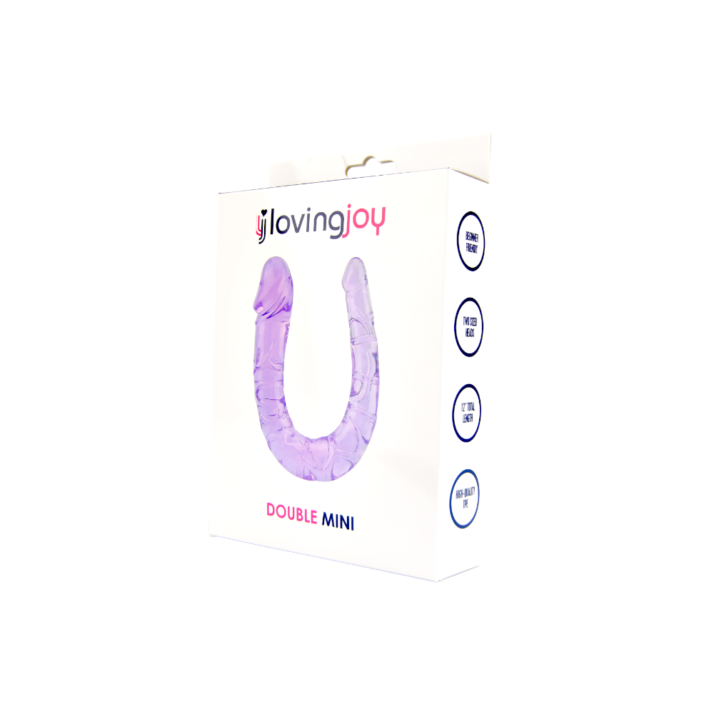 Loving Joy Double Mini Dildo Purple Sensual Secret Boutique