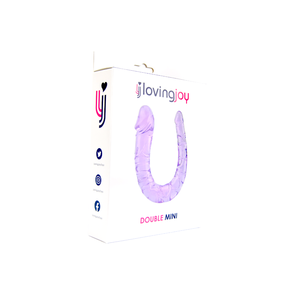 Loving Joy Double Mini Dildo Purple Sensual Secret Boutique