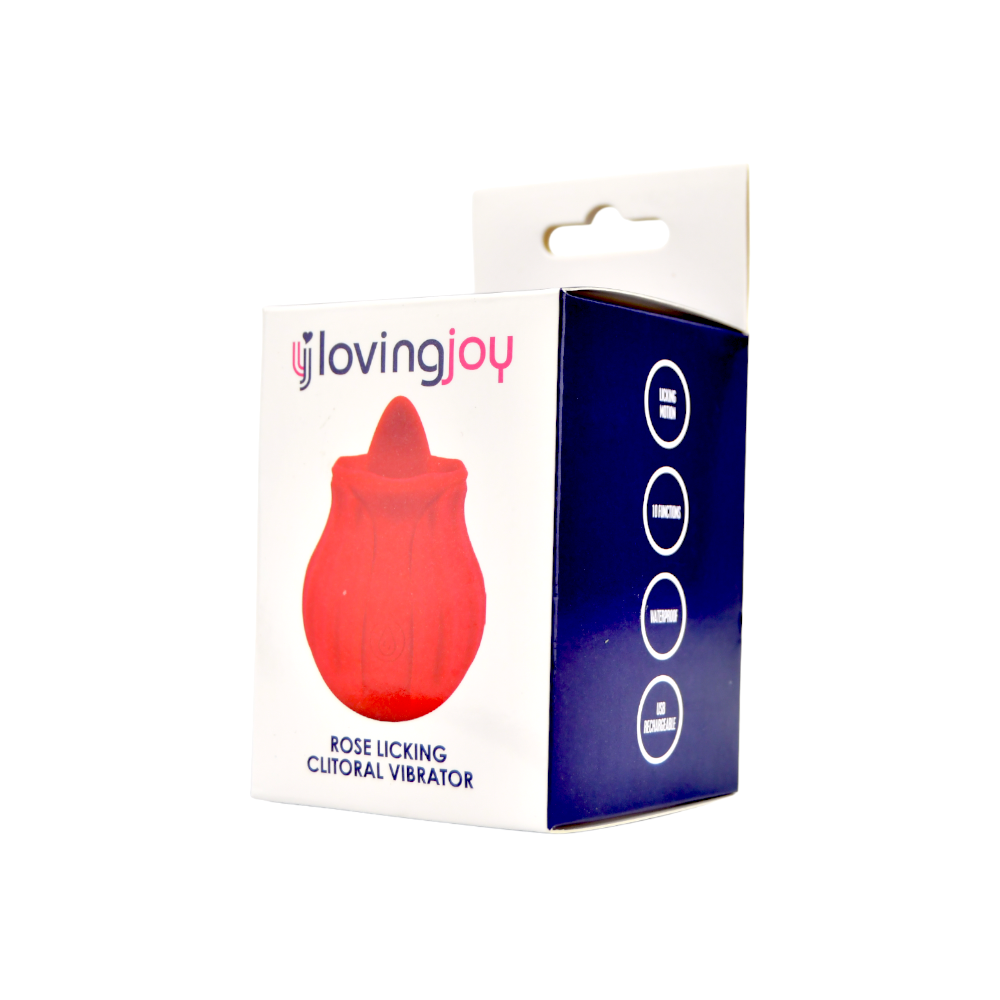 Loving Joy Rose Licking Clitoral Vibrator Sensual Secret Boutique