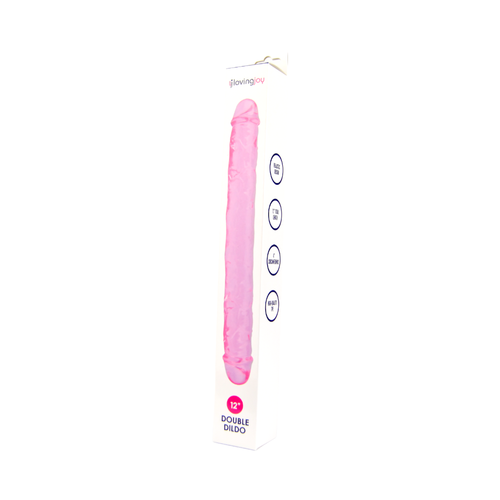 Loving Joy 12 Inch Double Dildo Pink Sensual Secret Boutique