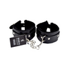 Bound to Please Furry Plush Wrist Cuffs Black Sensual Secret Boutique