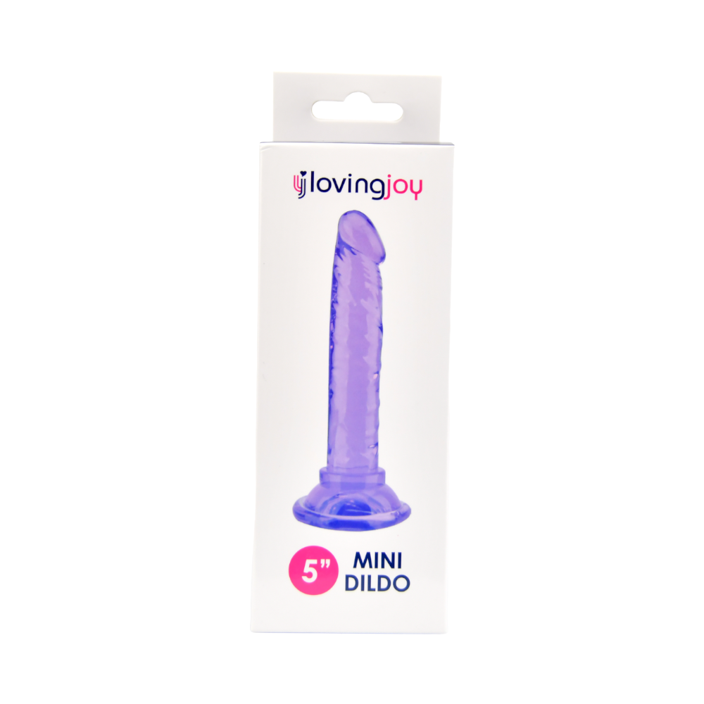 Loving Joy 5 Inch Beginners Dildo Purple Sensual Secret Boutique