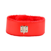 Bound to Please Furry Collar with Leash Red Sensual Secret Boutique