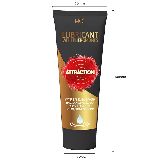 Mai Attraction Lubricant with Pheromones Unfragranced 100ml Sensual Secret Boutique