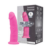 SilexD 6 inch Glow in the Dark Realistic Silicone Dual Density Dildo with Suction Cup Pink Sensual Secret Boutique