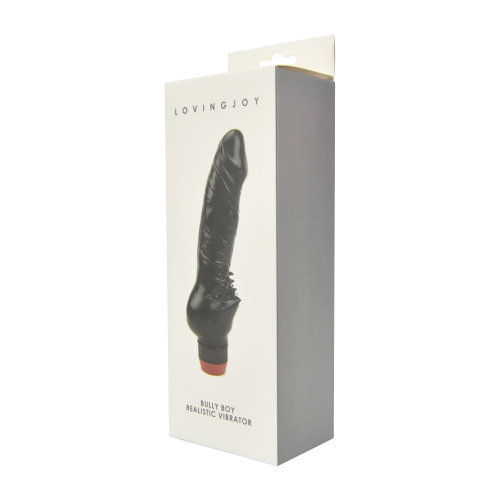 Loving Joy Bully Boy Realistic Vibrator Black Sensual Secret Boutique