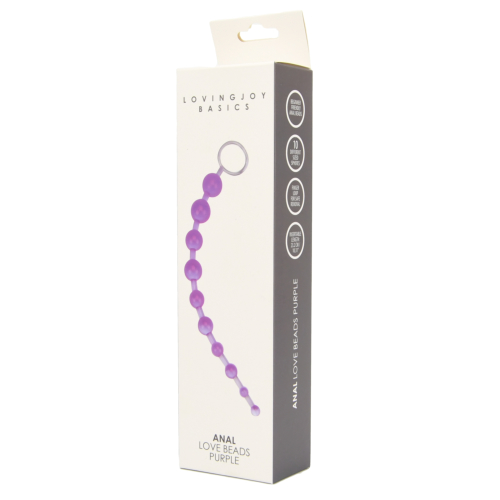 Loving Joy Anal Love Beads Purple Sensual Secret Boutique