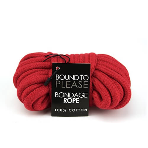 Bound to Please Bondage Rope Red Sensual Secret Boutique