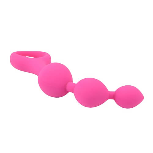 Loving Joy Triple Ripple Anal Beads-Pink Sensual Secret Boutique