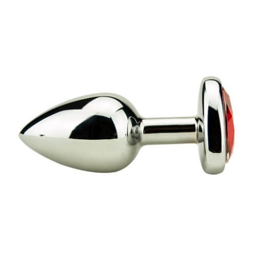 Precious Metals Heart Shaped Butt Plug-Silver Sensual Secret Boutique