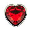 Precious Metals Heart Shaped Butt Plug-Silver Sensual Secret Boutique