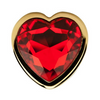 Precious Metals Heart Shaped Butt Plug-Gold Sensual Secret Boutique