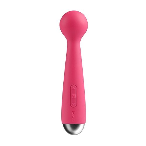 Svakom Emma Mini 100% Waterproof Wand Massager Vibe-Red Sensual Secret Boutique