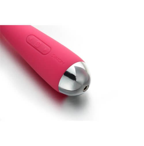 Svakom Emma Mini 100% Waterproof Wand Massager Vibe-Red Sensual Secret Boutique