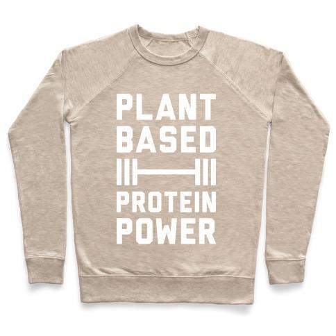 PLANT BASED PROTEIN POWER CREWNECK SWEATSHIRT Sensual Secret Boutique