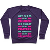 MY GYM IS MY CHURCH CREWNECK SWEATSHIRT Sensual Secret Boutique