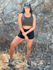 High-Waisted Athletic Shorts with Side Pockets Sensual Secret Boutique