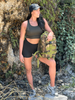 High-Waisted Athletic Shorts with Side Pockets Sensual Secret Boutique