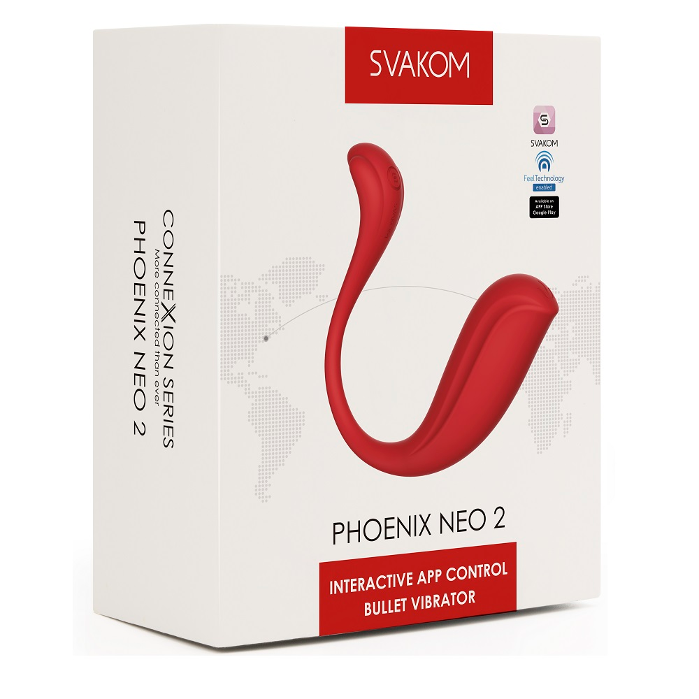 Svakom Phoenix Neo 2 Interactive App Controlled Vibrator Sensual Secret Boutique