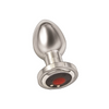 Ass-Sation Remote Controlled Vibrating Metal Butt Plug Silver Sensual Secret Boutique