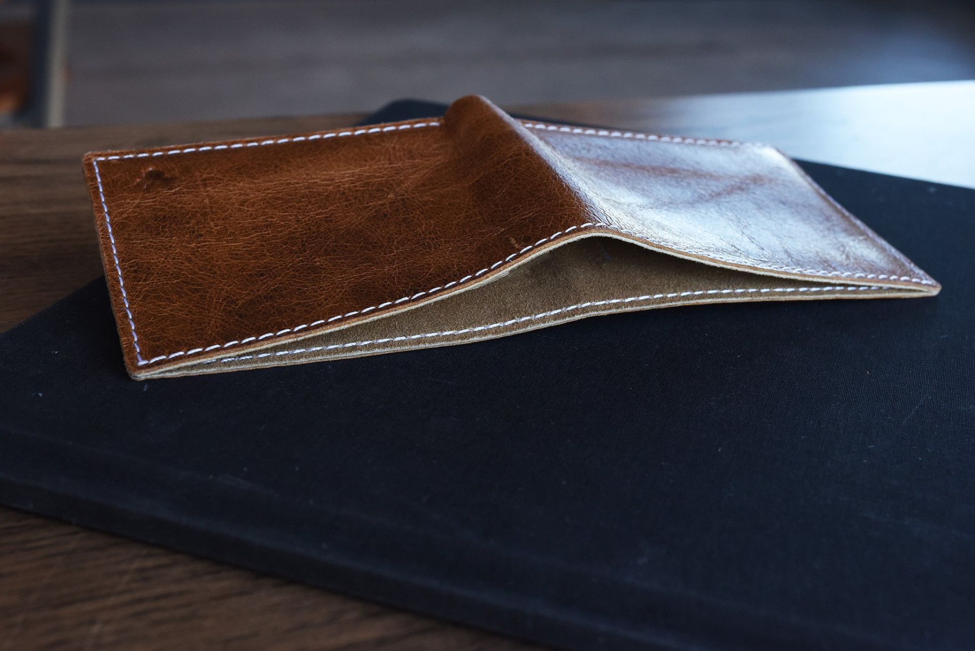 X Bifold Wallet - Genuine Leather, Handcrafted, Slim Design Sensual Secret Boutique